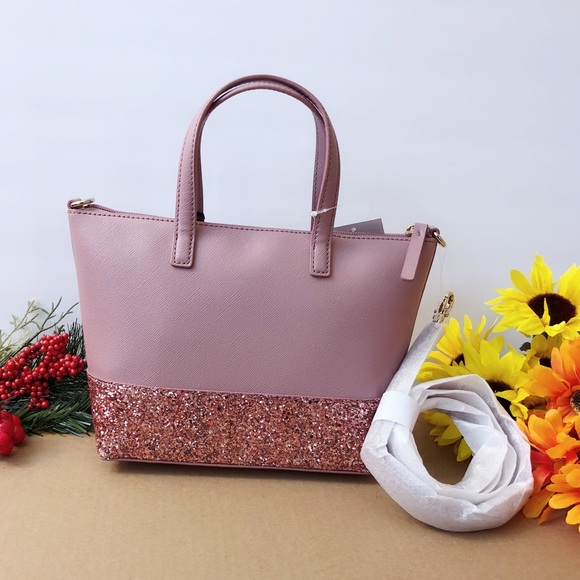 🌟NWT Kate Spade Ina Greta Court Glitter Satchel - Picture 2 of 8